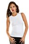 5 Pieces Women's Sleeveless Crew Neck Tank Top 92% Cotton 8% Lycra