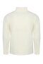 Men's Fleece Ecru Color Half Zipper Bato Collar Outdoor Fleece - 4
