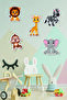 Safari Themed Kids Room Wooden Wall Decor - 4