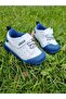 Oli Orthopedic Unisex White Navy Blue Baby First Step Shoes - 3