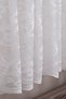 Shawl Pattern White Knitted Wrinkle-Free 1-2.5 Medium Pleated Tulle Curtain - 5