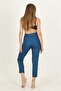 Women's Petrol Pocket Belt Detailed Fabric Pants Qns026 - 5