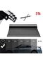 Window Film Super Dark Black Anti-Scratch Dark Tone Window Film-75 cm-5 meters 5% Transmittance