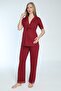 Front-Opening Maternity and Postpartum Pajama Set Suitable for Breastfeeding - 2
