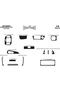 Meriç ®   Mitsubishi Colt Front Glove Box Trim Gloss Black 14 Piece 1992-1996