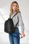 Women's Soft Leather Backpack and Shoulder Bag 2134-mq - 2