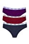 3-Piece Cotton Elastic Waist Hipster Women's Panties