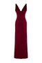 Burgundy Lined Knitted Long Stylish Evening Dress Night Graduation Dress Tprss19Ut0099 - 8