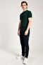 Men's Classic Green Polo Neck T-shirt - 2