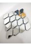 Diamond Plexi Decorative Doorway Bathroom Ornamental Mosaic Mirror 50 Pieces