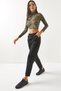Women's Black Elastic Waist Pocket Carrot Pants PNT-19000203