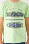 Assn Shaped Writing Detail Bright Green Boy Bermuda Suit - 4