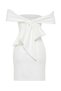 Ecru Lined Bias Tape Woven Short Wedding/Wedding Stylish Evening Dress Tprss23El00348 - 8