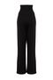 Black Corset Detail Woven Pants TPRSS23PL00033 - 8