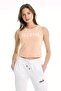 Women's Salmon Crop Top Ef013-Slm