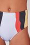 Renkli Soyut Desenli Yüksek Bel Bikini Altı TBESS22BA0014 - 5