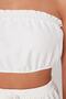 White Woven Blouse Trousers Set TBESS23AU00007 - 4