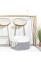 45X35 Jute Cotton Large Size Basket, Blanket, Toy Basket - 5