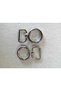 Spring Ring 1 Set = 2 Pieces Silver Color - 2