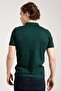 Men's Classic Green Polo Neck T-shirt - 4