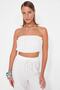 White Woven Blouse Trousers Set TBESS23AU00007 - 2