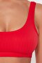Kırmızı Bralet Dokulu Bikini Üstü TBESS23BU00433 - 5