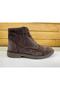 23213 Brown Nubuck Leather Men's Boots - 2