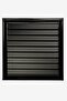 35X47 Matte Black Aluminum Surface Adhesive Grille