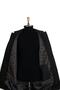 3140 Men's Black Vest and Belted Waterproof Polyester Overcoat - 4