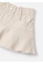 Beige Girl's Gabardine Skirt - 3902 - 4