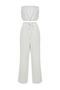 White Woven Blouse Trousers Set TBESS23AU00007 - 7
