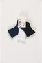 Pack of 3 Baby Colorful Cotton Elastic Seamless Baby Socks Set |   Leg-Tightening Socks