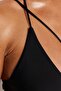 Black V-Neck Bias Regular Leg Swimsuit TBESS23MA00326 - 5
