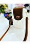 Plush Phone Bag with Handmade Leather Cover