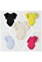 Girl's Snap-on Bodysuit with Lace Sleeves - 5