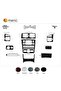 Meriç ®   Seat Cordoba Front Glove Box Trim Gloss Black 9 Pieces 1999-2002