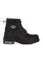 G5121 Crazy Black Genuine Leather Unisex Boots