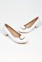 Women's Buckle Stylish Thick Heeled Casual Shoes