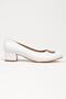 Women's Buckle Stylish Thick Heeled Casual Shoes - 2