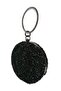 Black Color Stoned Round Evening Bag Engagement Wedding Evening Bag Handmade Bag Clutch Bag - 2