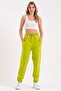 Sweatpants المرأة الخضراء كبيرة الحجم - 3