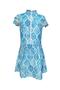 Girl's Swim Top Swimsuit and Skirt 2-Piece +40 Factor Sun Uv Dried. Turquoise Jumpsuit Swimsuit - 2