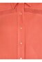 Shirt Collar Plain Red Women's Shirt Sway-T - 6