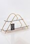 Triangle Gold Mirrored Coffee Side Presentation Gift Decoration Treat Organizer MDF Wooden 26 - 2