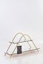 Triangle Gold Mirrored Coffee Side Presentation Gift Decoration Treat Organizer MDF Wooden 26 - 7