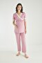 Maternity and Pregnant Pajamas Set Suitable for Breastfeeding - 3