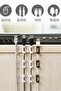 Ft8018-3 واقي الكابل ومنظم 20 قطعة حائط - حامل كابل زجاجي متين ومشابك لاصقة - 3