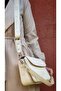 Justpolo Women's Cream Two-Strap 4-Compartment Hand and Shoulder Bag - 2
