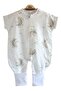 0.5 Tog (Short Sleeves) Summer Baby and Child Sleeping Bag-Sleepy Bunny - 7