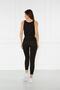 Vogsing 374 Black Corded Diver High Waist Leggings Black - 3